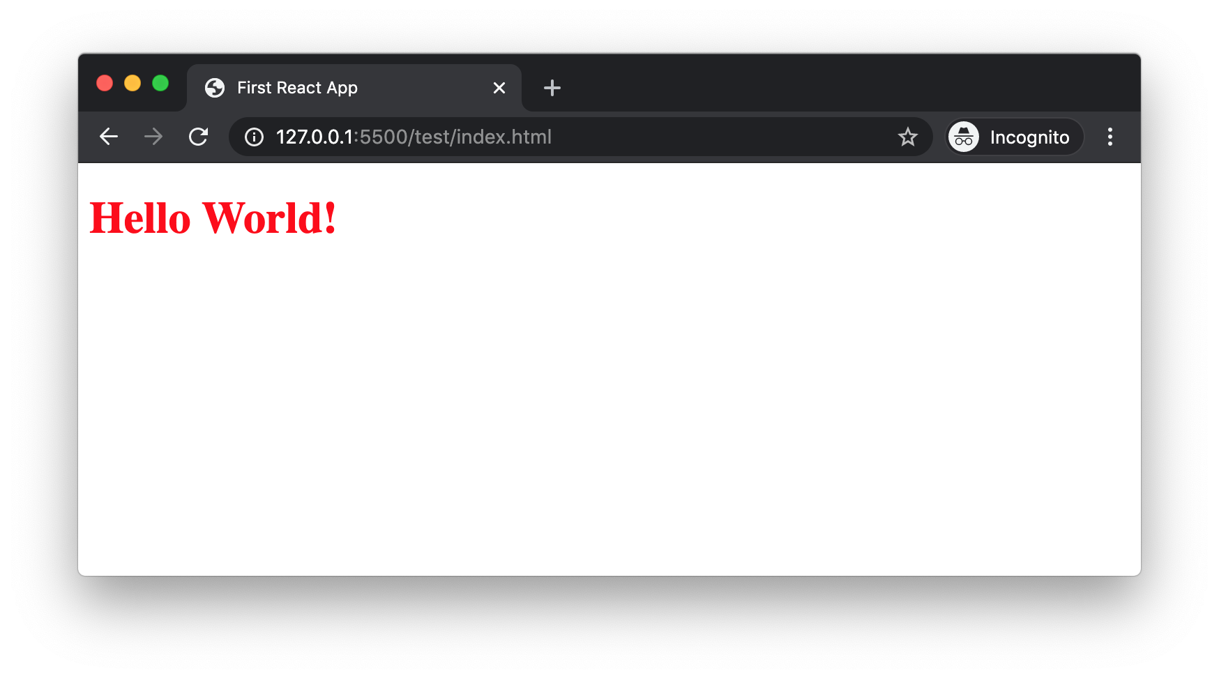 React Component with style attribute